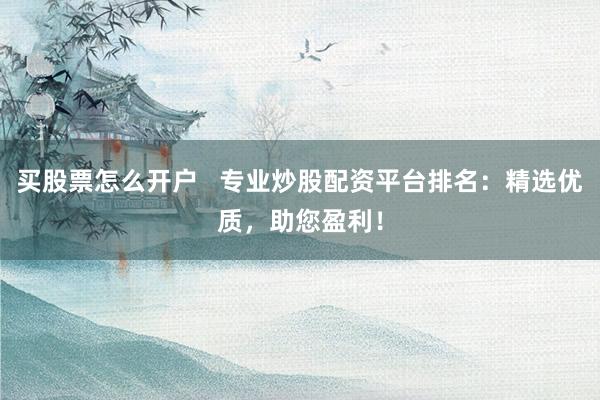 买股票怎么开户   专业炒股配资平台排名：精选优质，助您盈利！