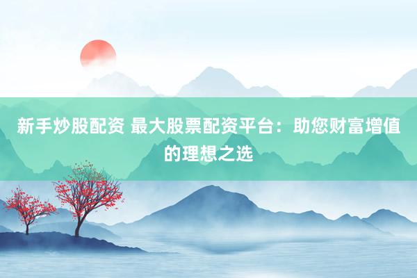 新手炒股配资 最大股票配资平台：助您财富增值的理想之选